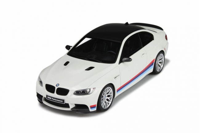 GT Spirit 1/18 BMW M3 E92 White w m Stripes